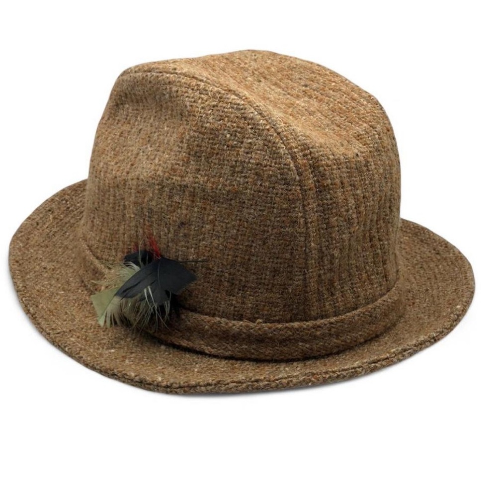 Kangol Design Brown Fedora Hat